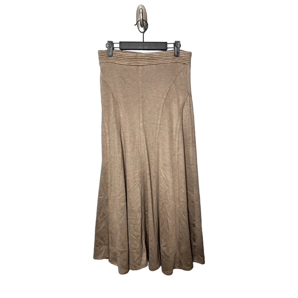 Marc D'alcy Maxi Skirt Women's S/M Modest Contouring Long Neutral Office Comfort